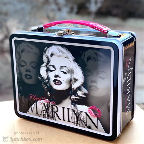 marilyn monroe mini metal lunch box with metal latch|Amazon.com: Marilyn Monroe Lunch Box.